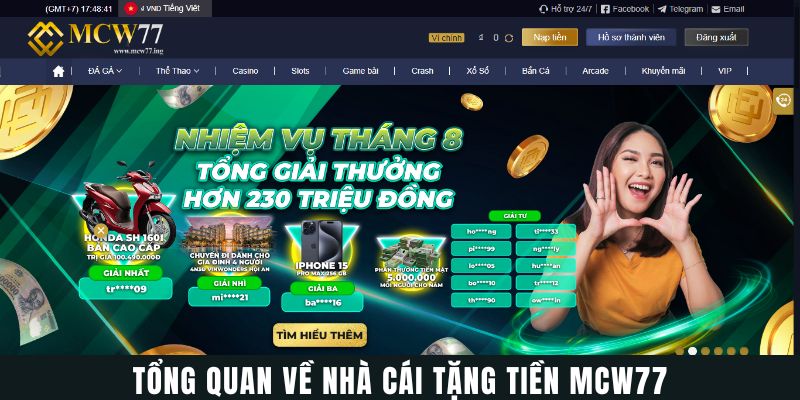 Tổng Quan Về Nhà Cái Tặng Tiền Mcw77 Tổng Quan Về Nhà Cái Tặng Tiền Mcw77